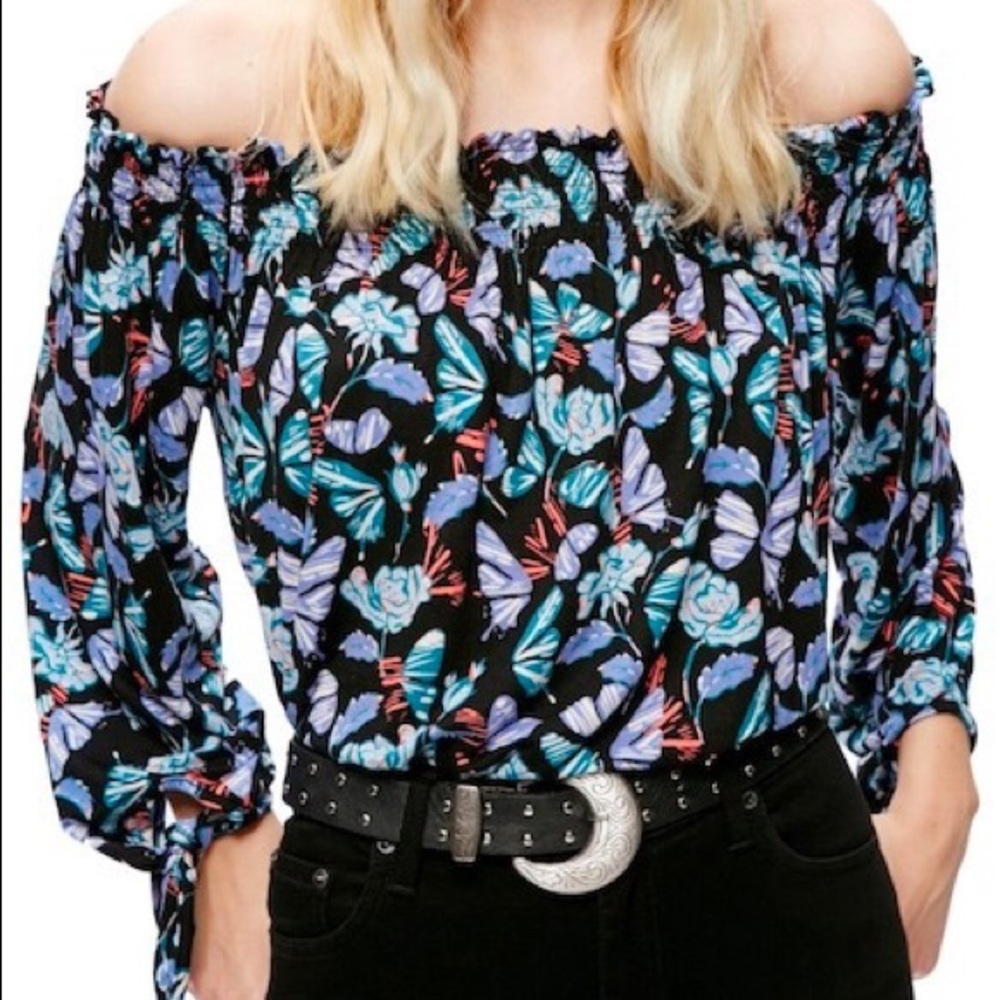 Free People Off the Shoulder Top